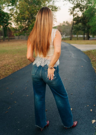 Hidden Dark Wash Classic Dad Jean - Select Trends Boutique