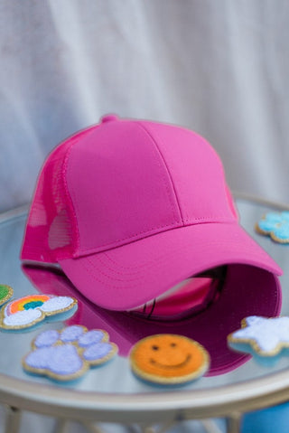 Hot Pink Basic Trucker Cap - Select Trends Boutique