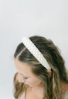 Ivory Criss Cross Pearl Headband - Select Trends Boutique