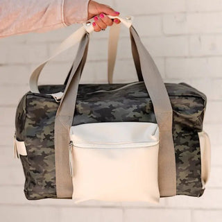 Jadelynn Brooke Camo Duffle Bag | Select Trends Boutique