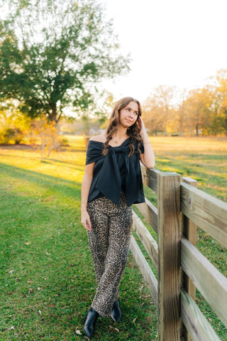 JBD Leopard Straight Leg Jeans - Select Trends Boutique