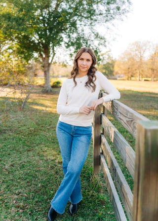 JBD Waistband Detail Medium Wash Jeans | Select Trends Boutique