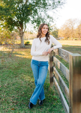 JBD Waistband Detail Medium Wash Jeans | Select Trends Boutique