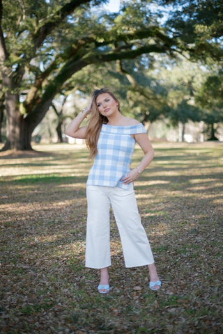 Judy Blue Cropped White Jeans - Select Trends Boutique