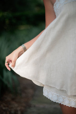 Juno Linen Layered Mini Dress | Select Trends Boutique