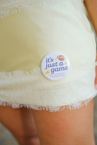 Just A Gameday Button | Select Trends Boutique