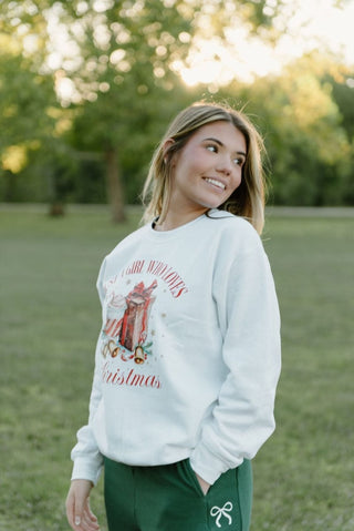 Just A Girl Christmas Sweatshirt | Select Trends Boutique