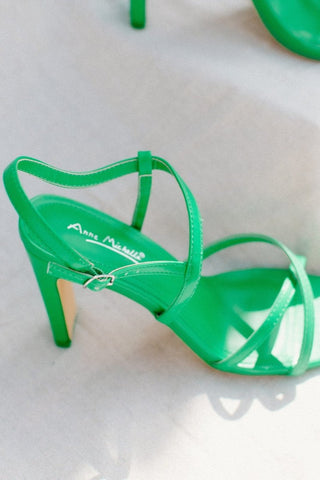 Kelly Green Strappy Heels - Select Trends Boutique