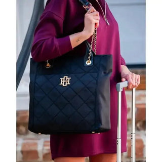 Kinzley Black Nylon Tote Bag | Select Trends Boutique