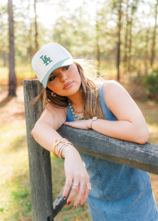 LA Green Trucker Hat - Select Trends Boutique