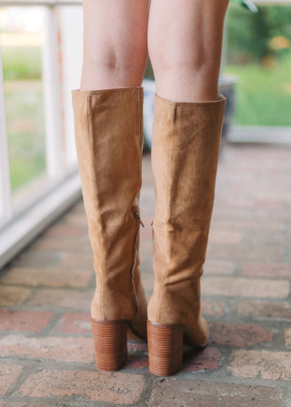 Latte Shiloh Knee High Boot | Select Trends Boutique
