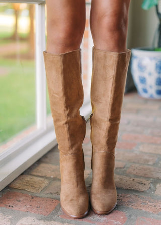 Latte Shiloh Knee High Boot | Select Trends Boutique