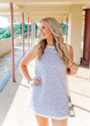 Lavender Eyelet Lace Mini Dress - Select Trends Boutique