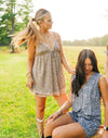Leopard Lace Trim Mini Dress - Select Trends Boutique