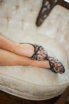 Leopard Mesh Ballet Flats