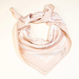 Light Pink Bandana Scarf