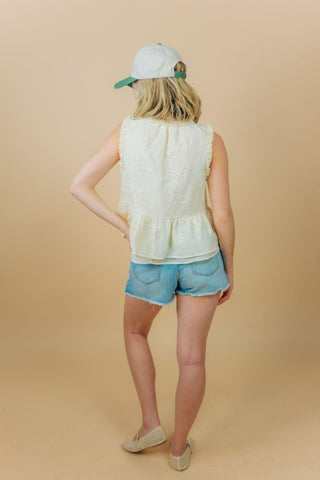 Light Wash Side Slit Denim Shorts | Select Trends Boutique