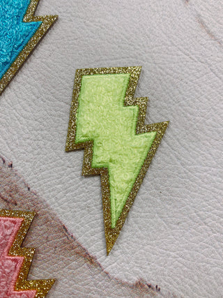 Lightning Bolt Varsity Patch