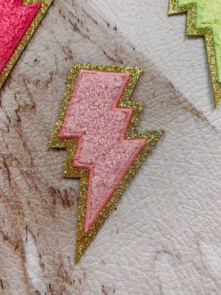 Lightning Bolt Varsity Patch