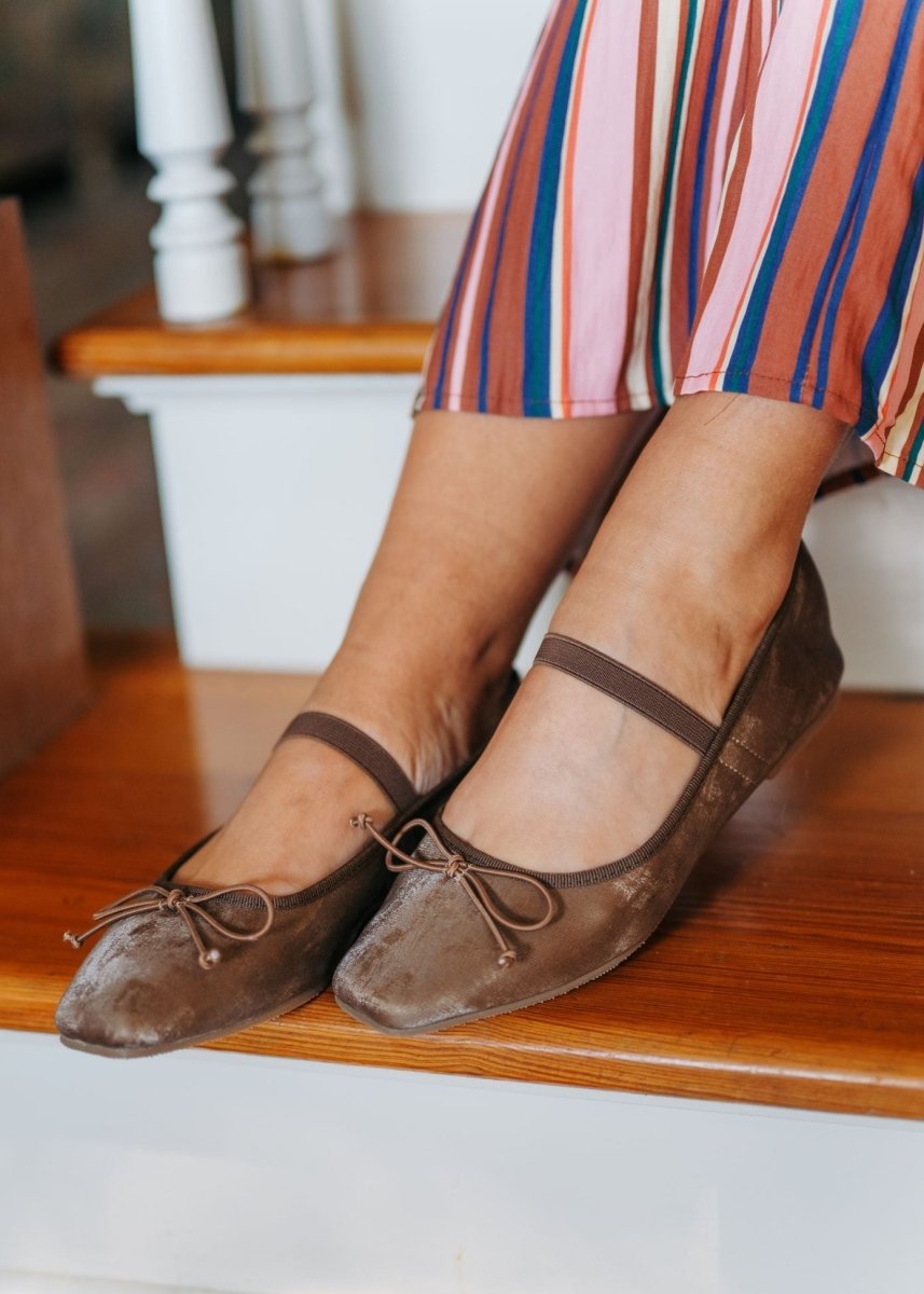 London Coffee Brown Ballet Flat