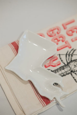 Louisiana Shaped Tidbit Dish | Select Trends Boutique