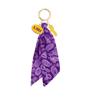 LSU Bandana Keychain | Select Trends Boutique