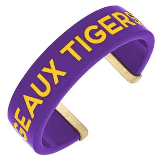 LSU Geaux Tigers Cuff Bracelet | Select Trends Boutique