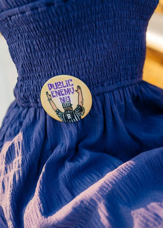 LSU Public Enemy Gameday Button | Select Trends Boutique