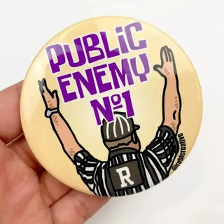 LSU Public Enemy Gameday Button | Select Trends Boutique