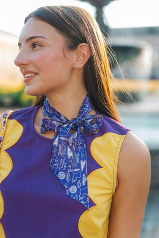 LSU Purple Neck Scarf | Select Trends Boutique