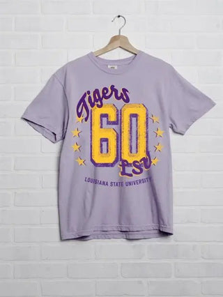 LSU Tiger Jersey Patch Tee | Select Trends Boutique