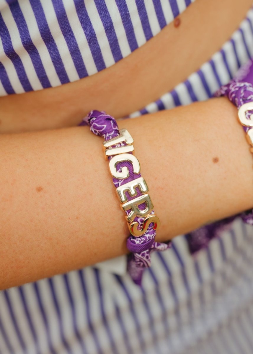 LSU Tigers Bandana Bracelet