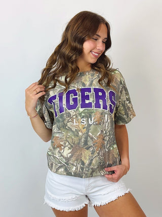 LSU Tigers Camo Tee | Select Trends Boutique