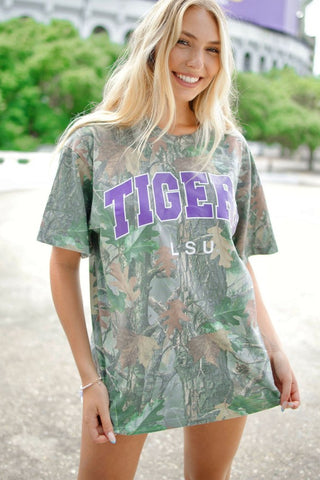 LSU Tigers Camo Tee | Select Trends Boutique