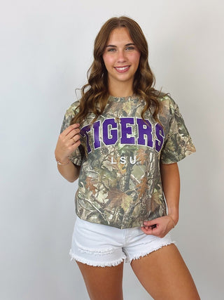 LSU Tigers Camo Tee | Select Trends Boutique