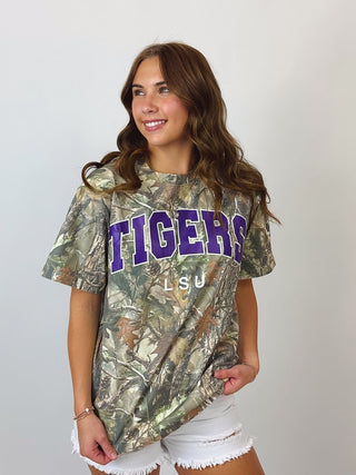 LSU Tigers Camo Tee | Select Trends Boutique