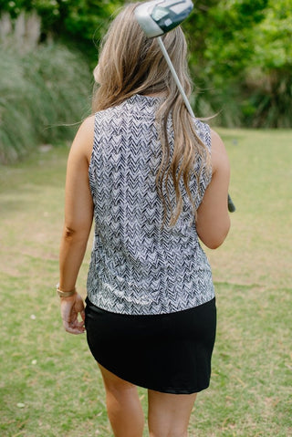 Lulu B Black Athletic Mini Skort | Select Trends Boutique