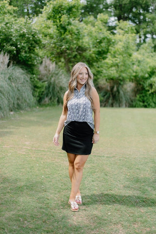 Lulu B Black Athletic Mini Skort | Select Trends Boutique