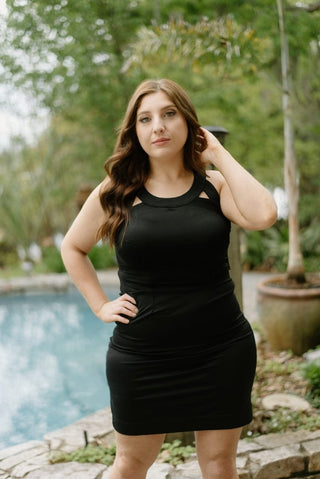 Lulu B Black Sleeveless Sexy Dress - Select Trends Boutique