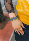 Mardi Gras Braided Bracelet - Select Trends Boutique