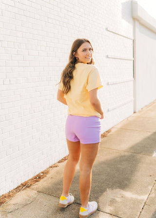 Mardi Gras Yellow Collage Graphic Tee | Select Trends Boutique