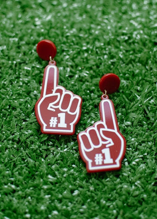 Maroon 1 Drop Earrings | Select Trends Boutique