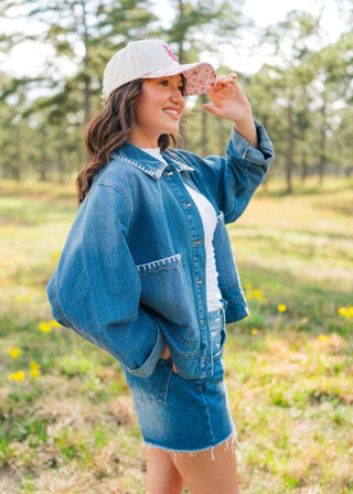 Blush Pink Floral Puff Sleeve Blouse | Select Trends Boutique