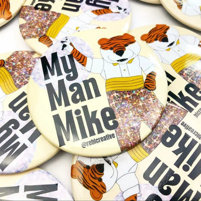 My Man Mike Gameday Button