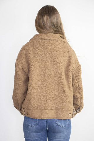 Mocha Teddy Bear Coat