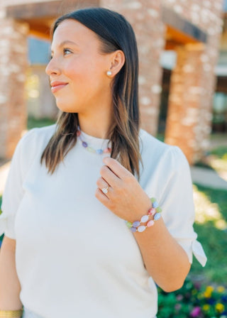 Multicolored Acrylic Beaded Necklace | Select Trends Boutique