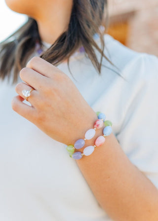 Multicolored Acrylic Bracelet Set | Select Trends Boutique