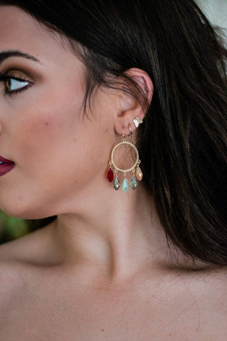 MultiColored Circle Teardrops | Select Trends Boutique