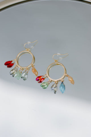 MultiColored Circle Teardrops