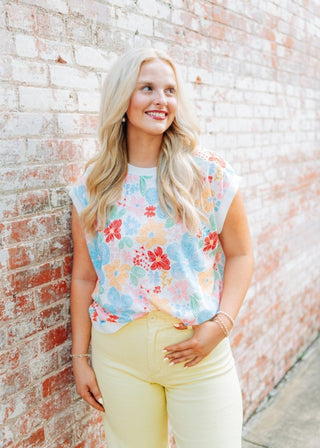 Multicolored Floral Knit Top - Select Trends Boutique